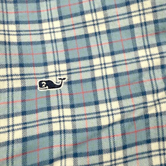 Vineyard Vines Blue Plaid Button Down Shirt - Picture 6 of 6
